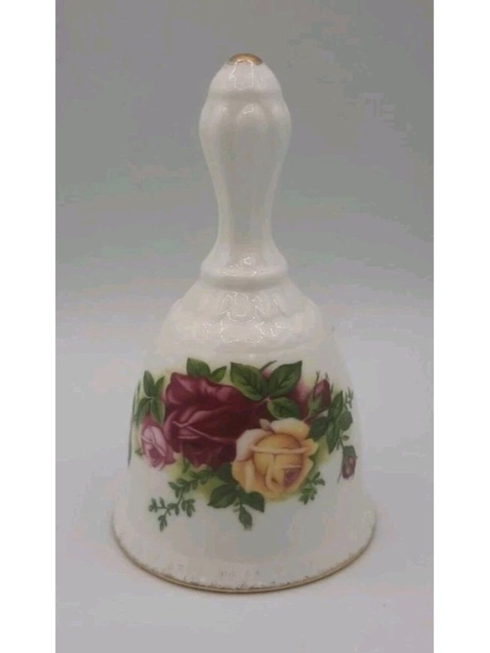 Vintage Royal Albert Old Country Roses Porcelain China Bell Made In England 1962